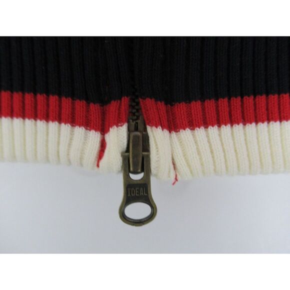 Chicago Blackhawks Hooded Sweater Zipper Touch by Alyssa Milano Sz Large A12 - Picture 6 of 8
